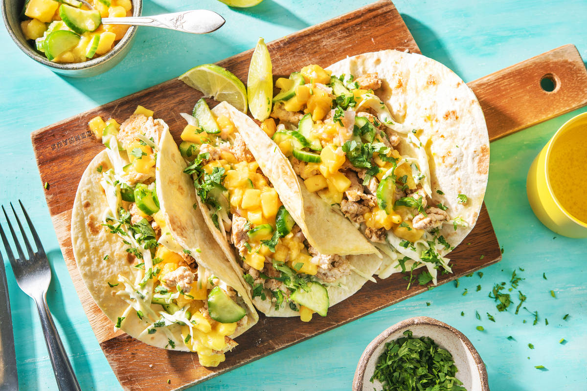 Zesty Turkey Tacos