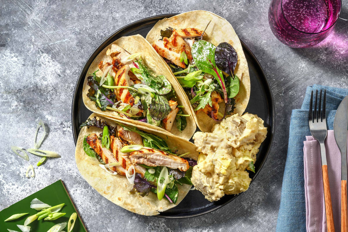 Chicken Bulgogi Tacos