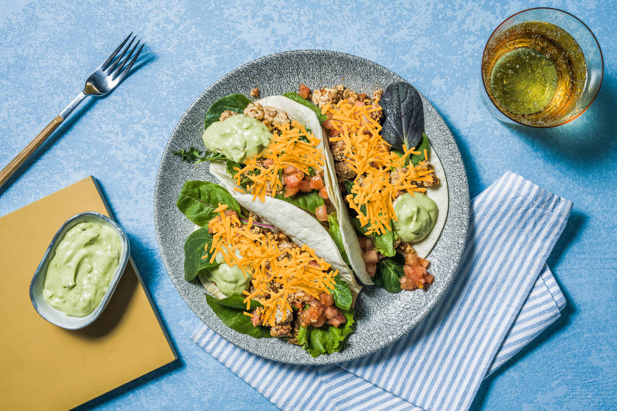 Tex-Mex Double Tofu Tacos