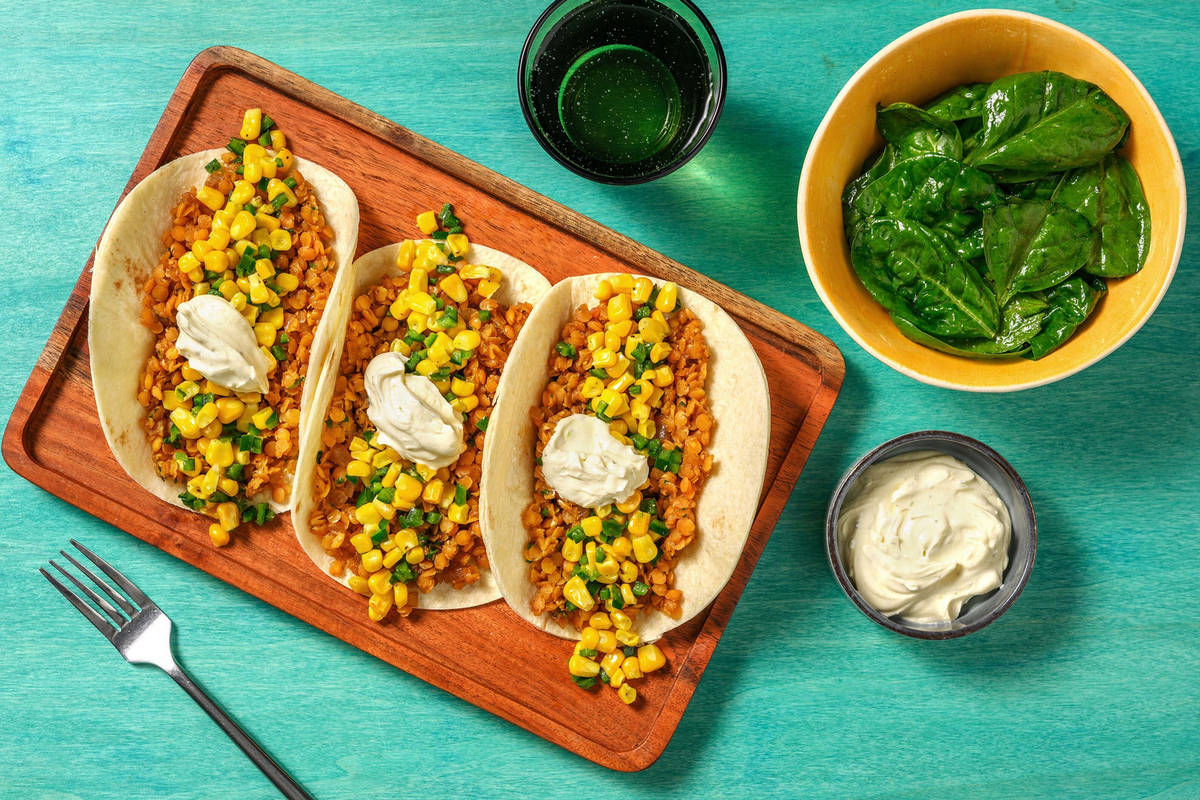 Smoky Lentil Tacos