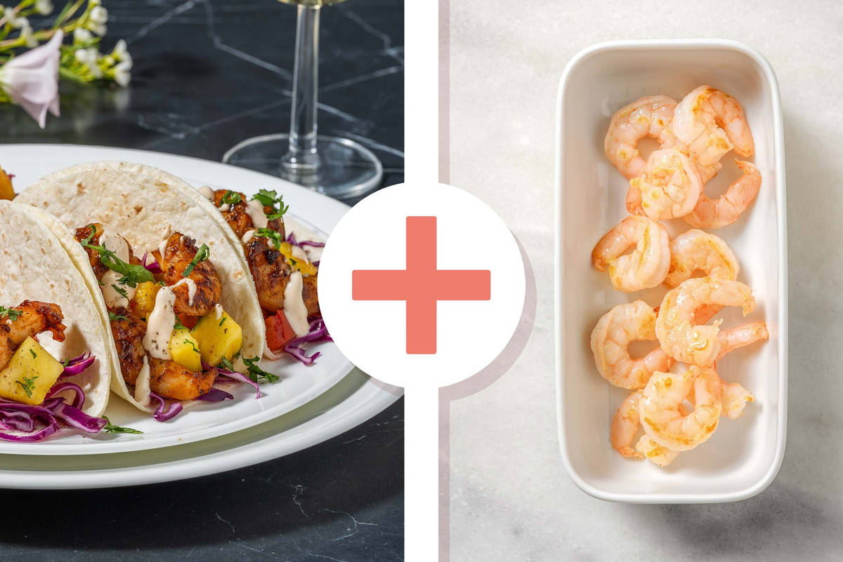 Jerk-Style Double Jumbo Shrimp Tacos