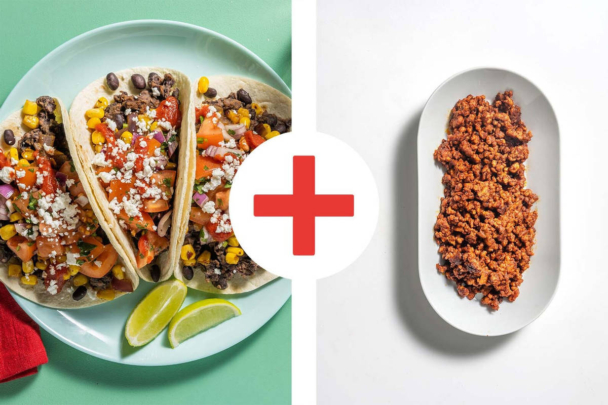 Chipotle Black Bean, Chorizo & Corn Tacos