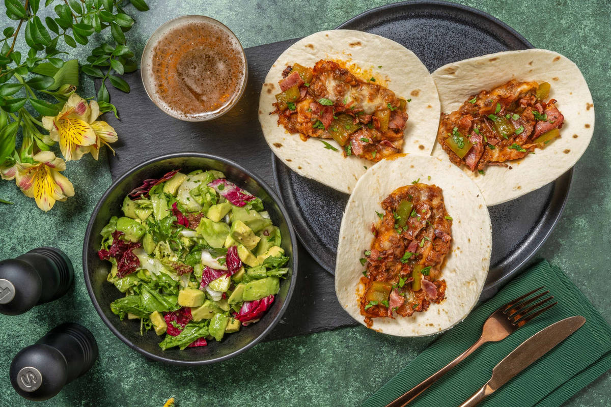 Bison and Bacon Tacos Norteños