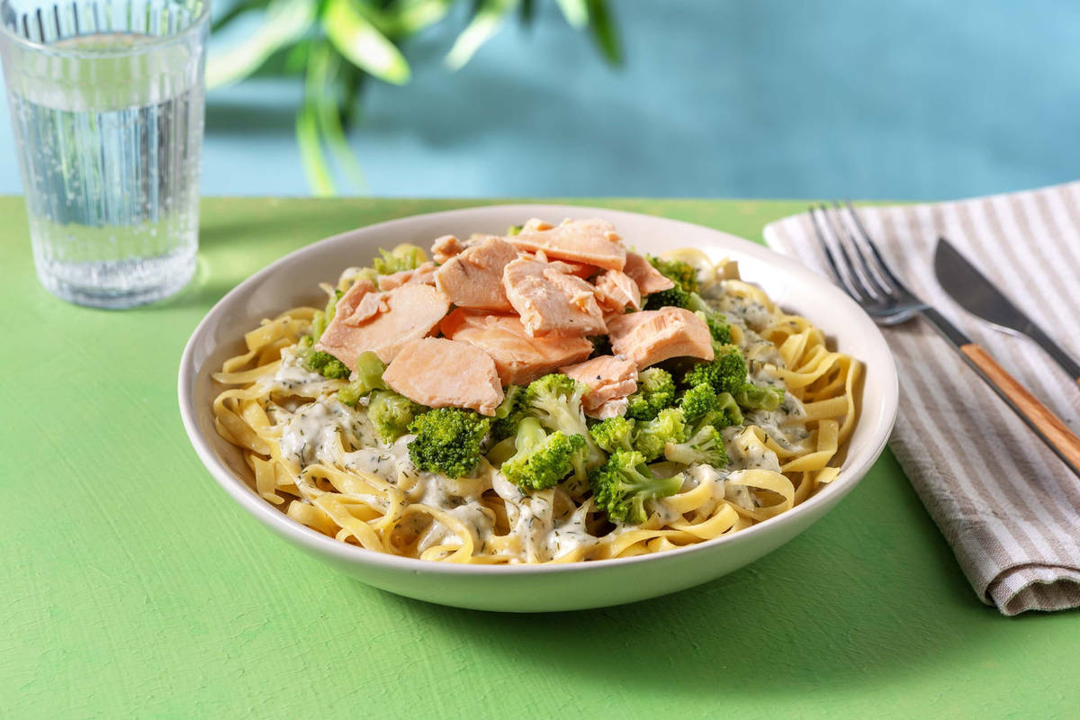 Tagliatelle au saumon