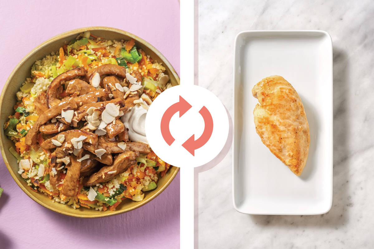 Tahini Chicken & Couscous Tabbouleh
