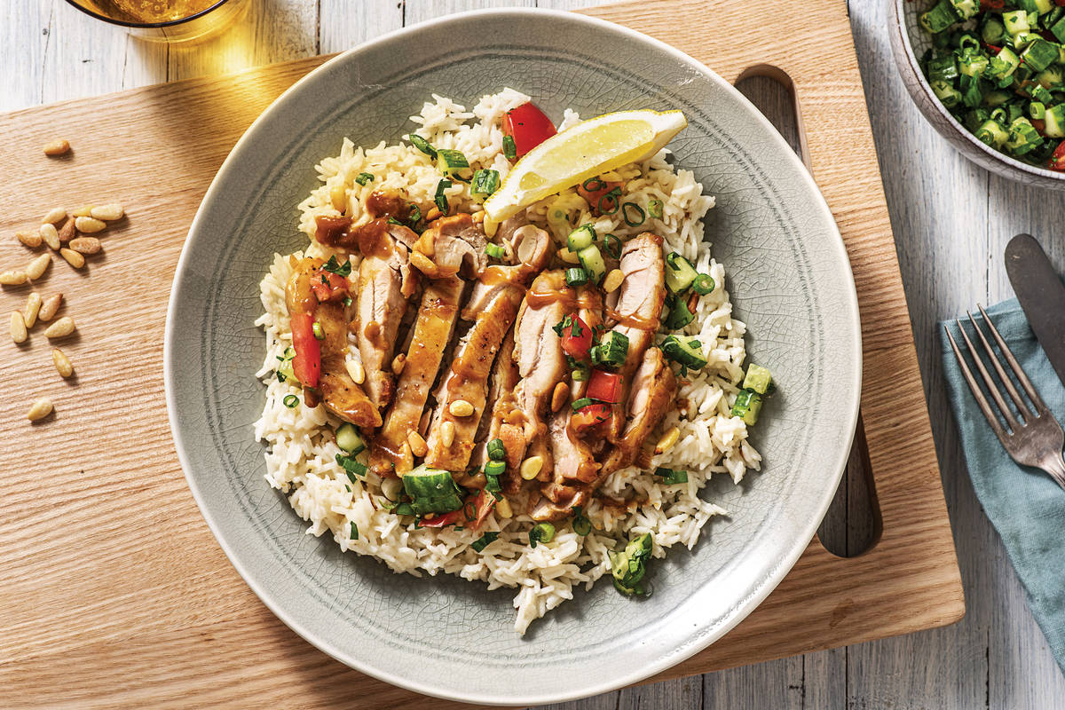 Chermoula & Honey-Glazed Chicken Breast