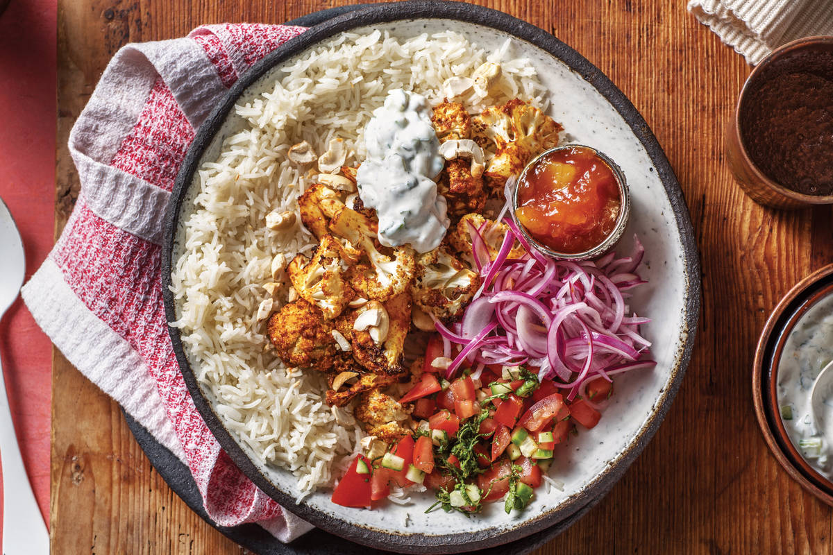 Tandoori Roasted Cauliflower Bowl