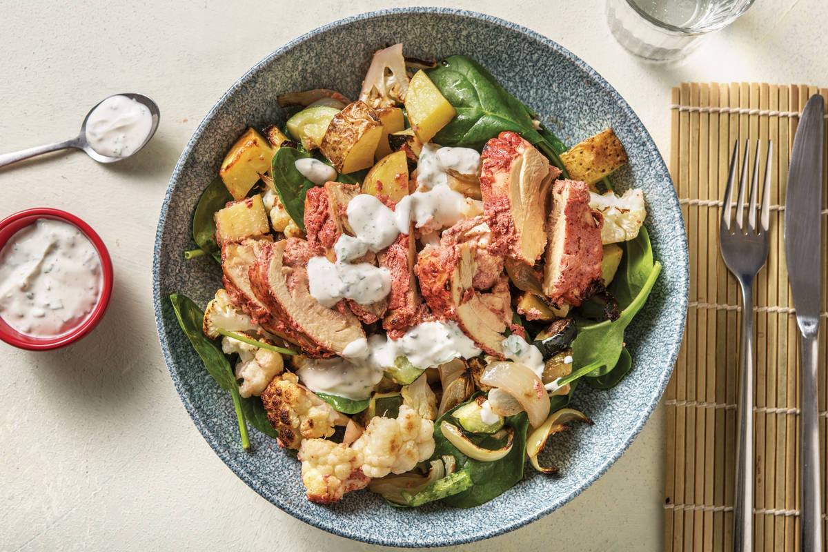 Tandoori Chicken & Cauliflower Traybake