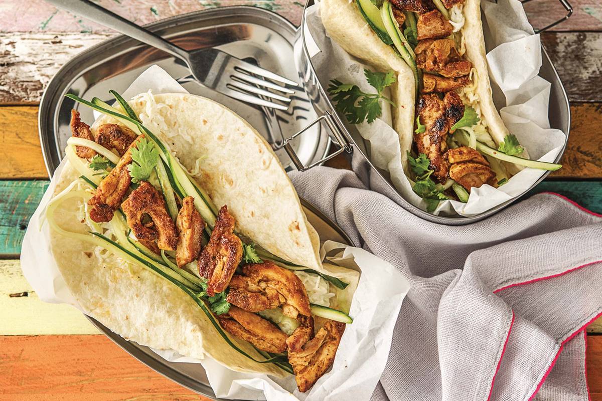 Speedy Tandoori Chicken Chapati Wraps