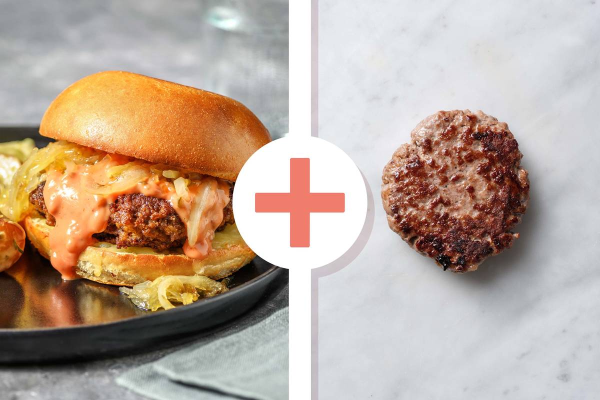 Tangy Double-Stacked Beef Burgers