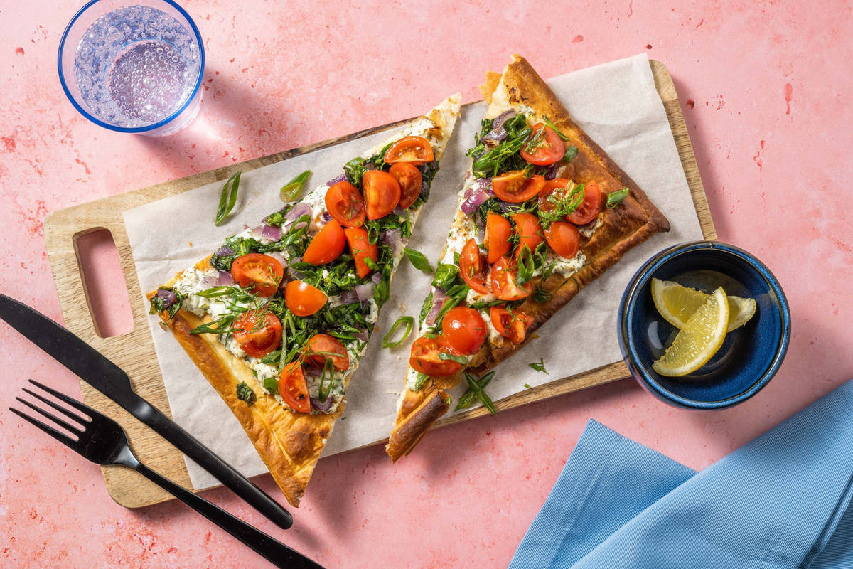 Dilly Spinach and Ricotta Tart