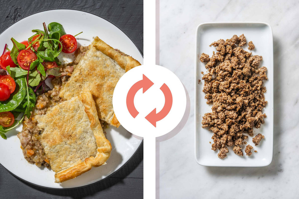 Beef, Mushroom and Bacon Pie