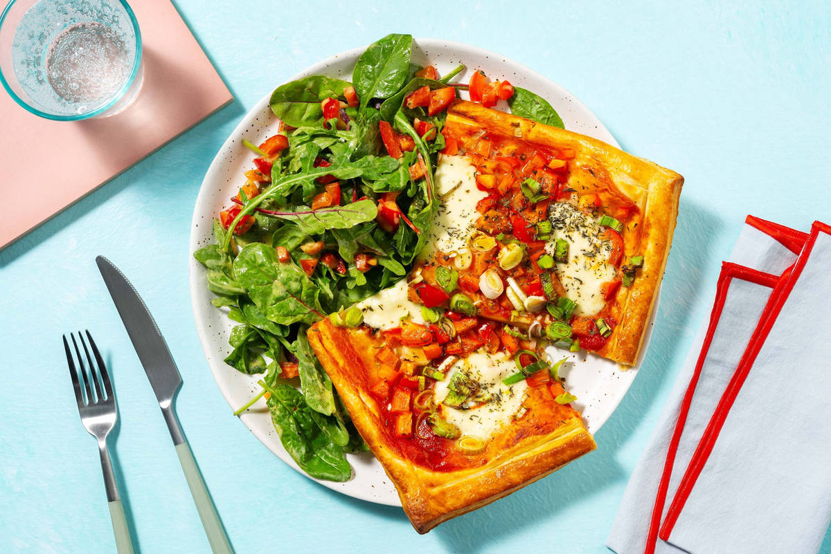 Homemade Vegetable-Packed Tart