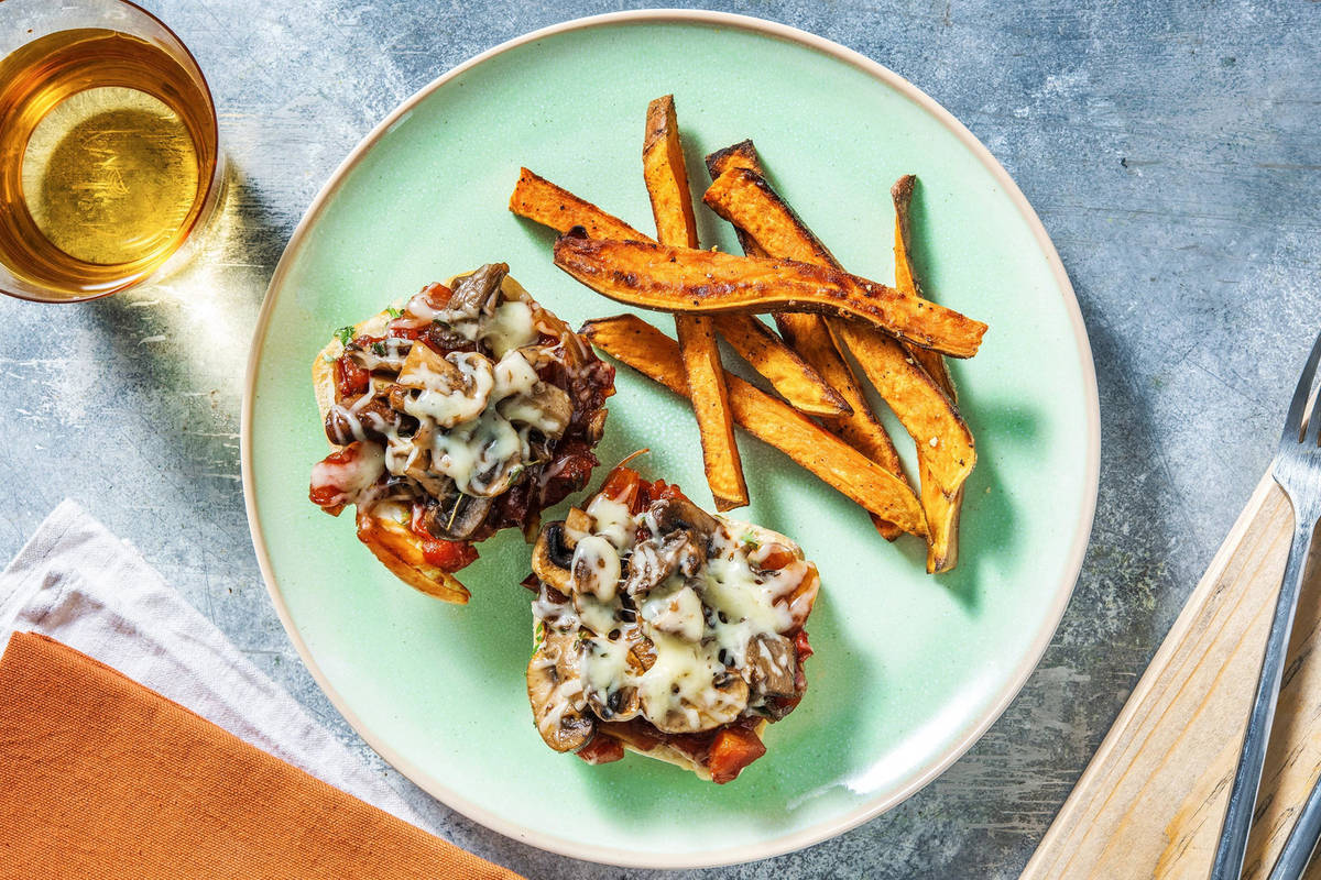Tartines fondantes aux champignons