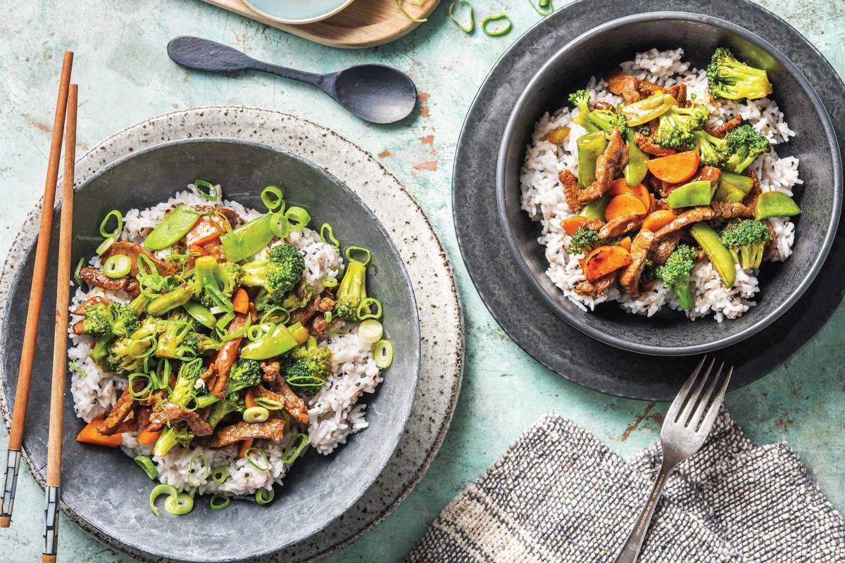 Teriyaki Beef & Broccoli Stir Fry 
