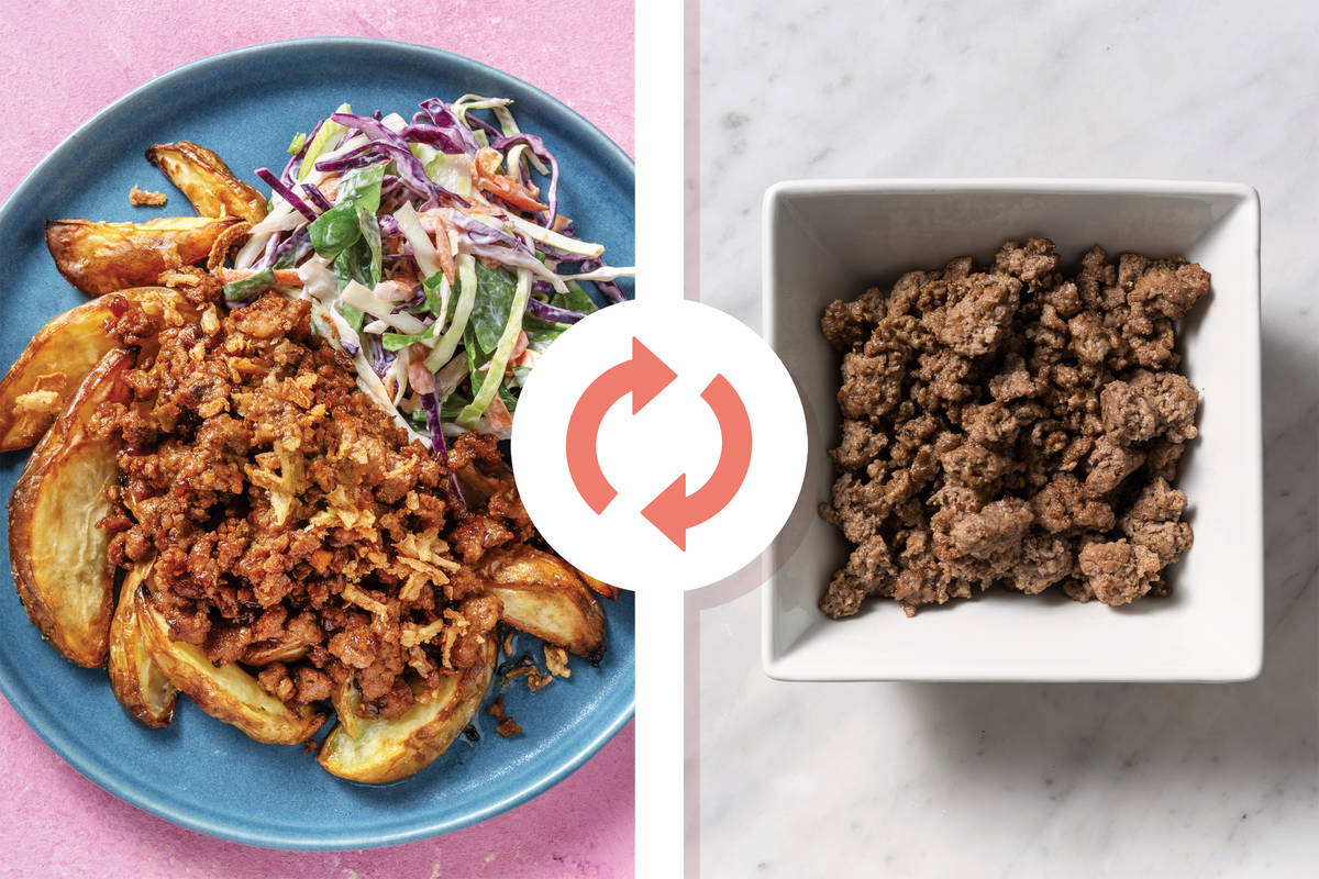 Teriyaki Beef Loaded Sesame Wedges