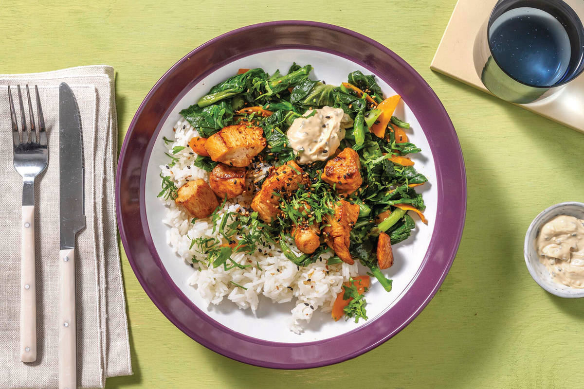 Teriyaki Chicken & Garlic Rice