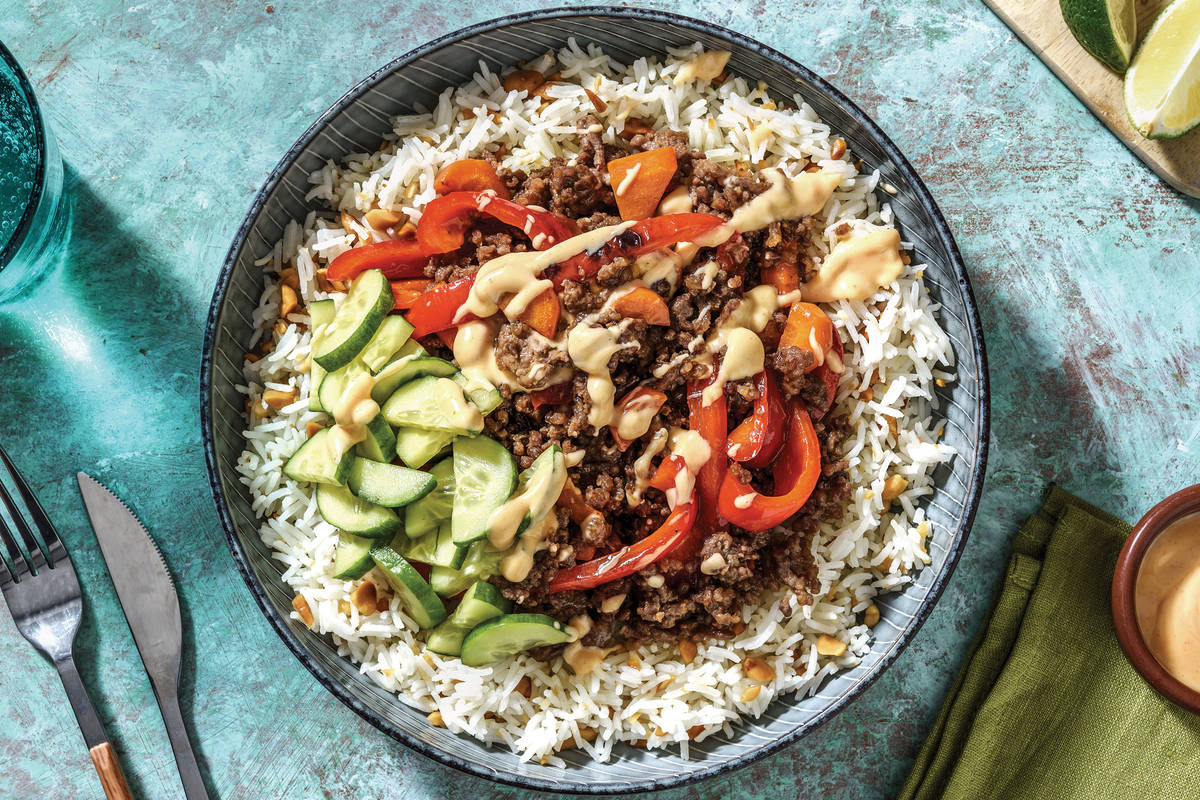 Teriyaki Pork & Veggie Bowl