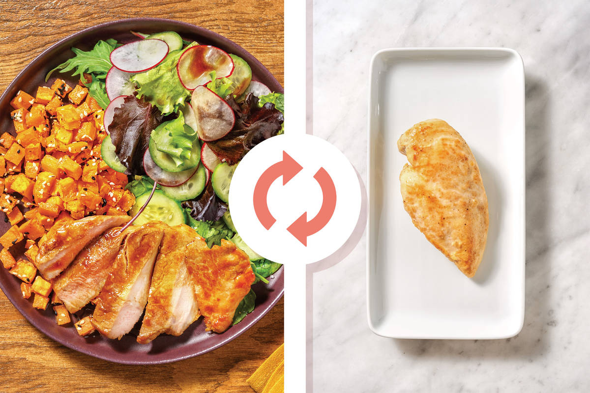 Teriyaki Chicken & Sesame Roasted Pumpkin