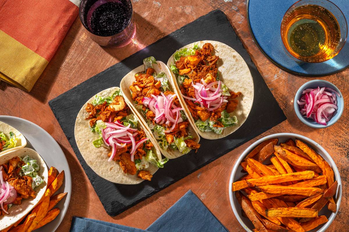 Teriyaki Salmon Fillet Tacos