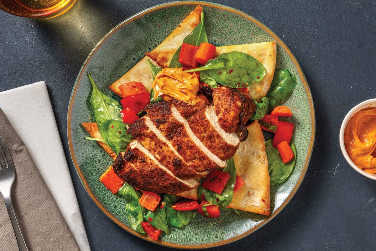 Double Tex-Mex Chicken & Roast Veggie Toss