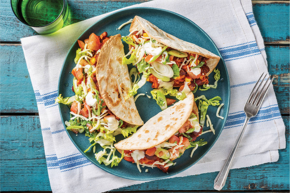 Tex-Mex Bean Tacos