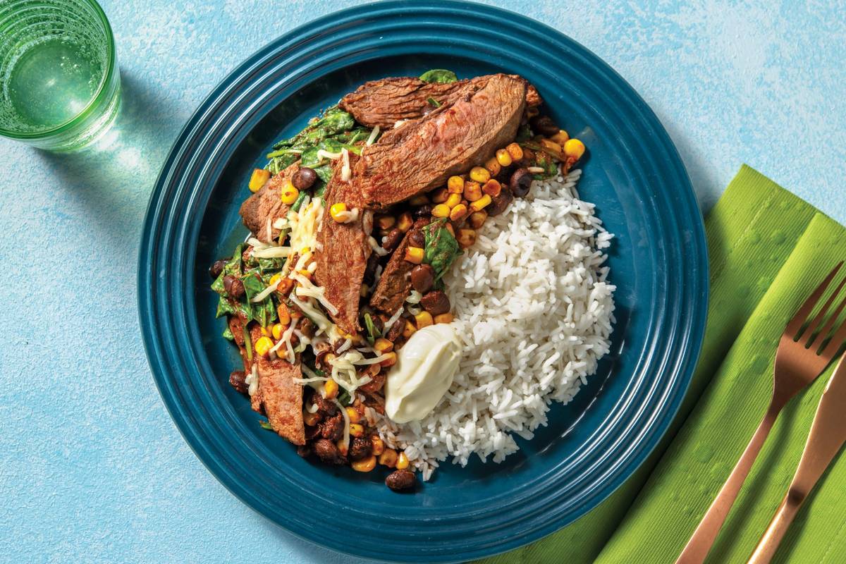 Tex-Mex Beef Brisket & Black Beans