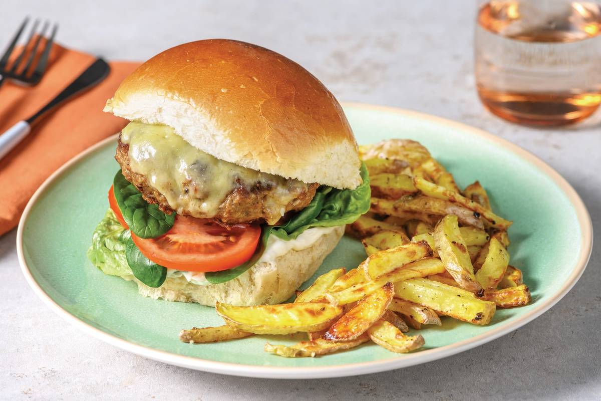 BBQ Beef Cheese Burger