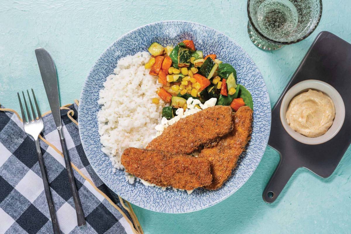Tex-Mex Crumbed Chicken