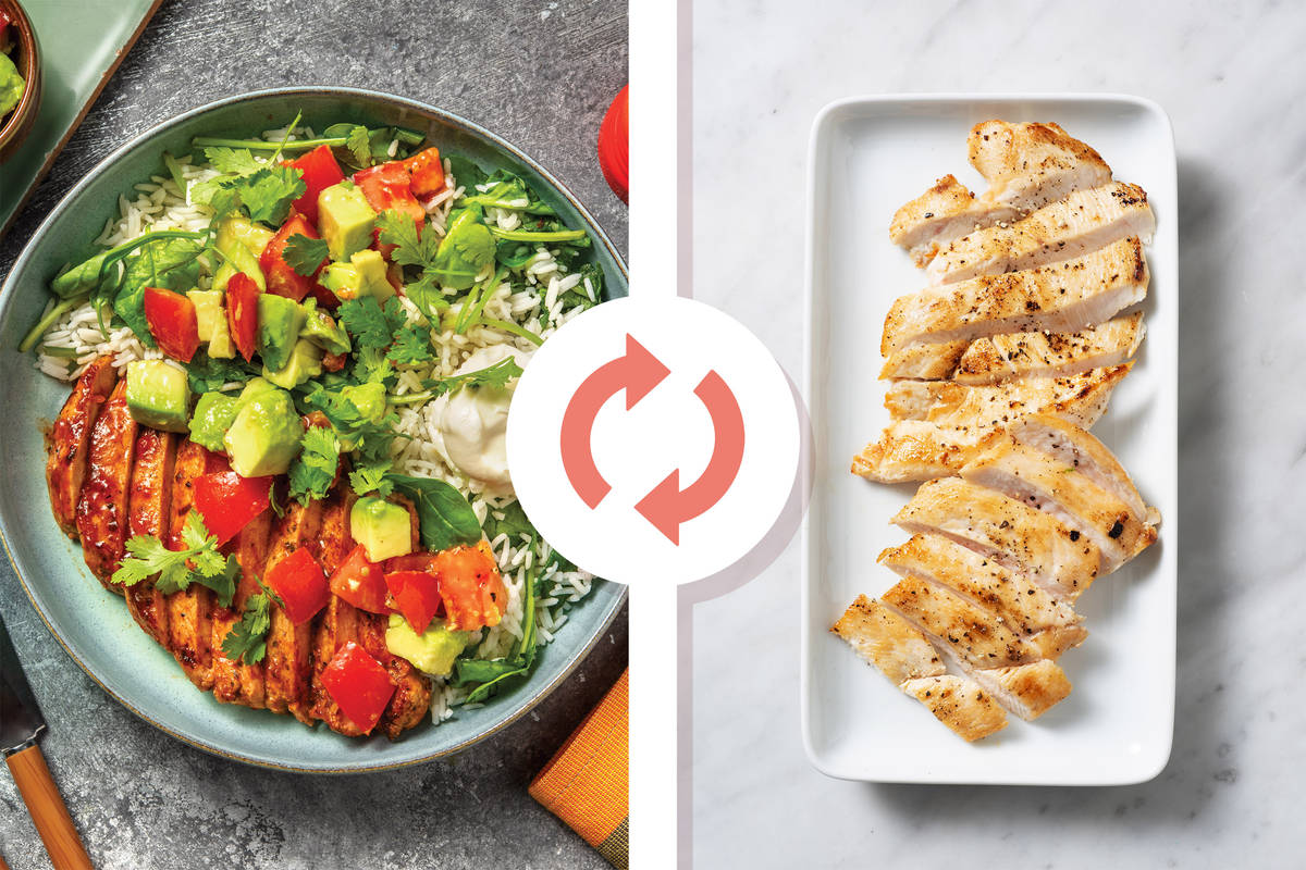 Tex-Mex Spiced Chicken & Spinach Rice