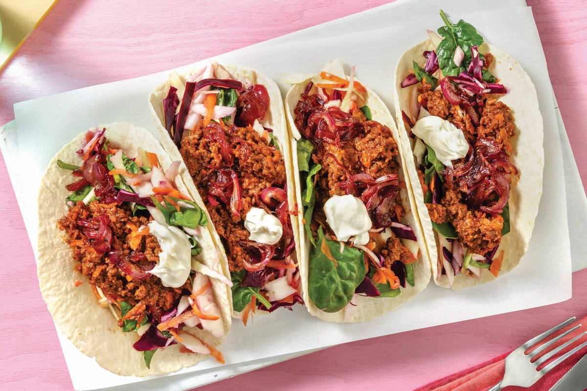 Tex-Mex Veggie Mince Tacos