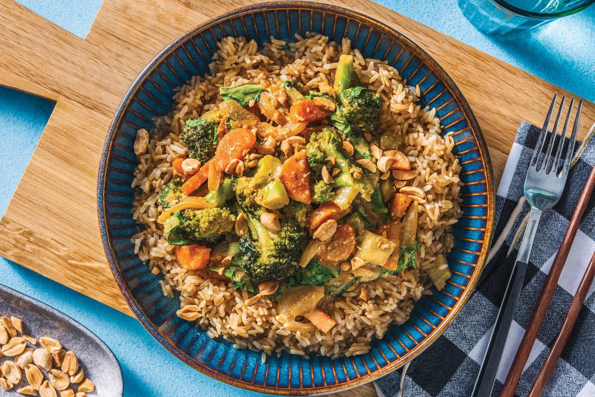 Veggie Thai Yellow Curry 
