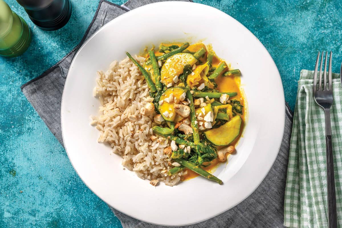 Veggie Thai Yellow Curry & Brown Rice