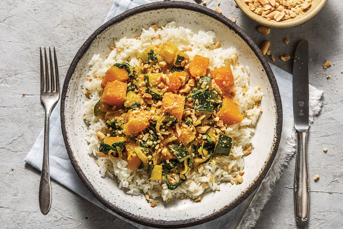 Thai Pumpkin & Veggie Yellow Curry