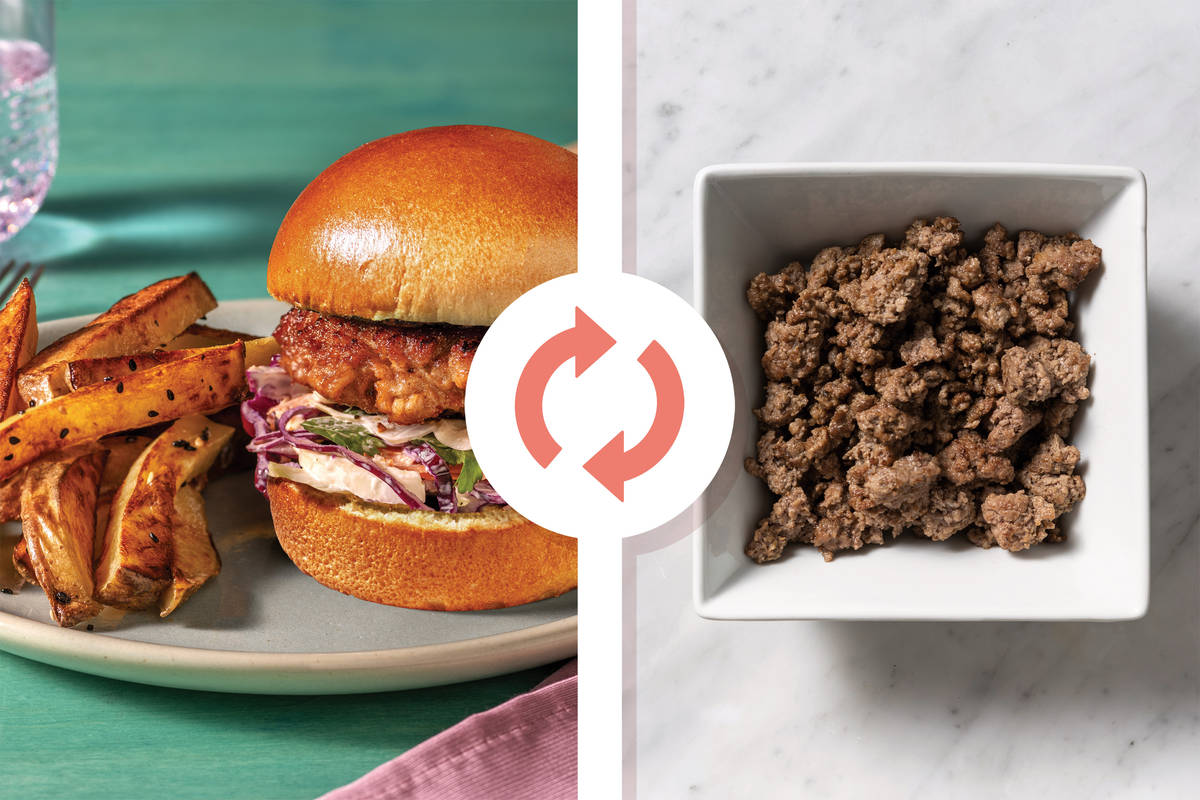 Thai Makrut-Lime Glazed Beef Burger