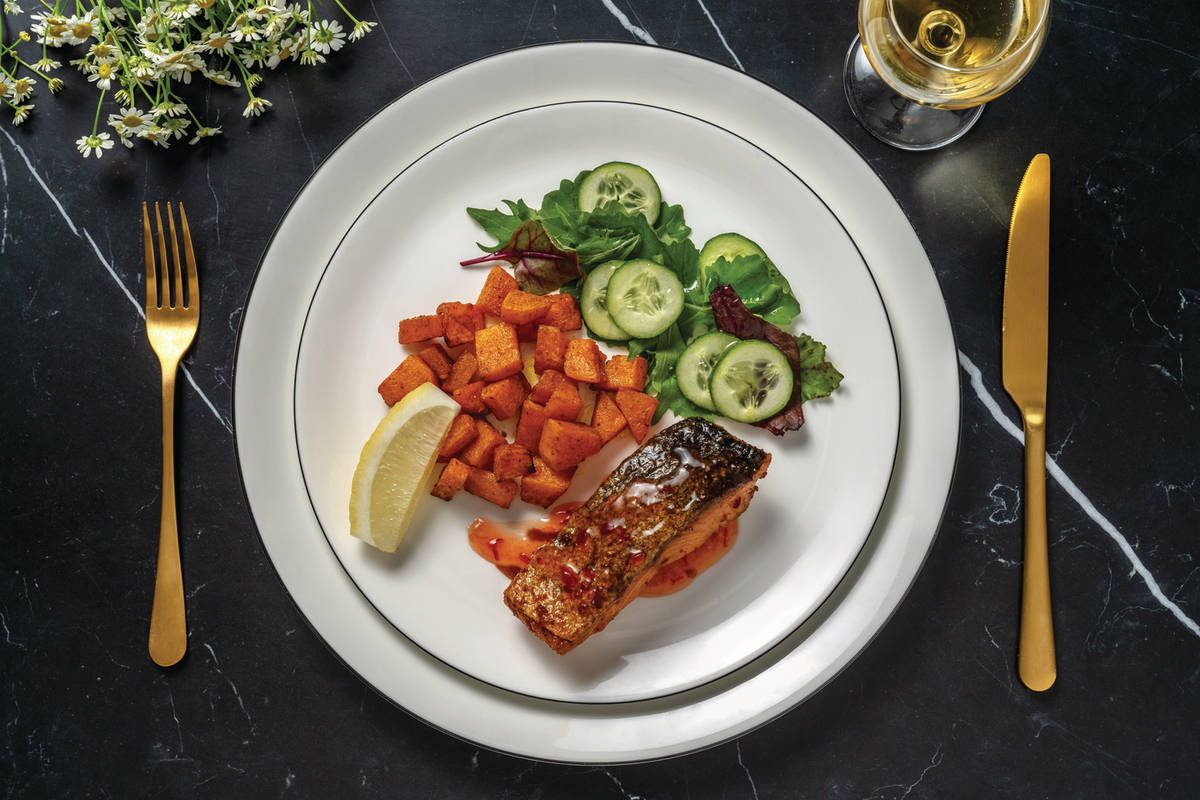 Thai-Spiced Salmon & Roasted Pumpkin