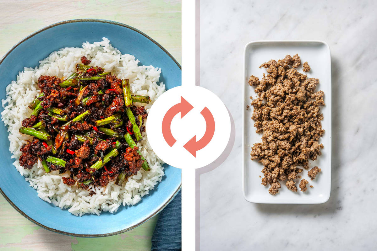 Thai Style Beef Rice Bowl
