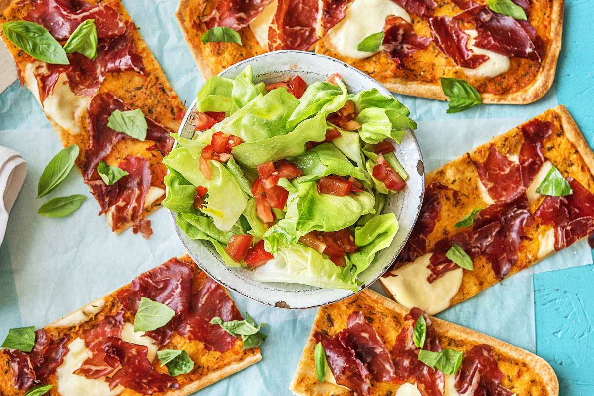 Rauchfleisch-Pizza