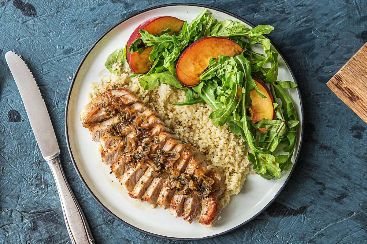 Thyme and Honey Pork Chops