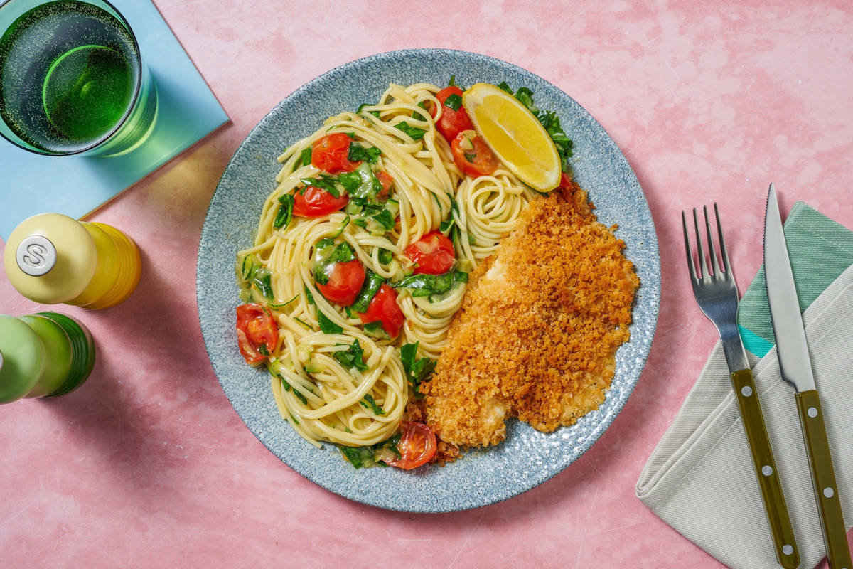 Tilapia citronné à l'ail et au parmesan
