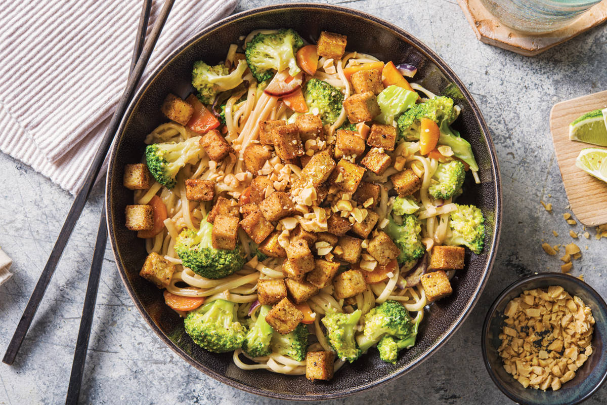 Tofu & Green Curry Noodles