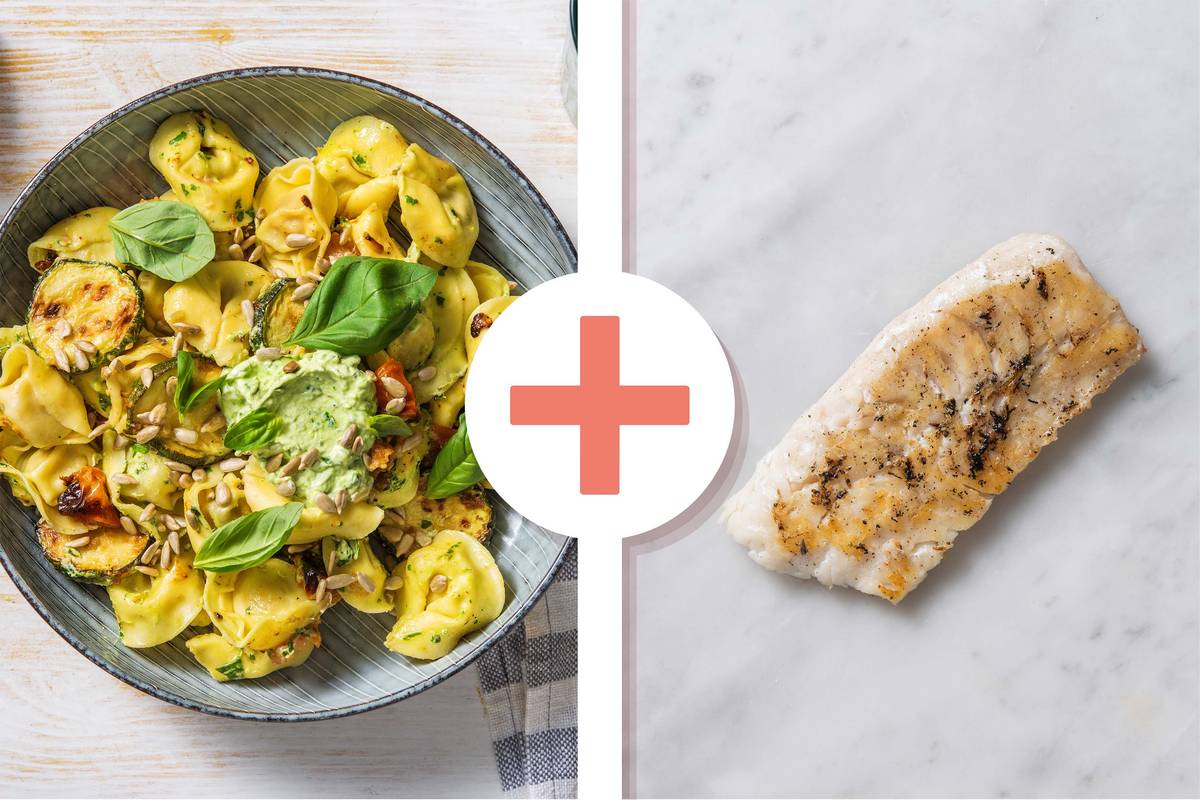 Tortellini mit extra Schellfischfilet