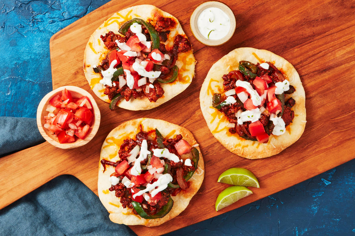 Tostadas Supremo with Pork