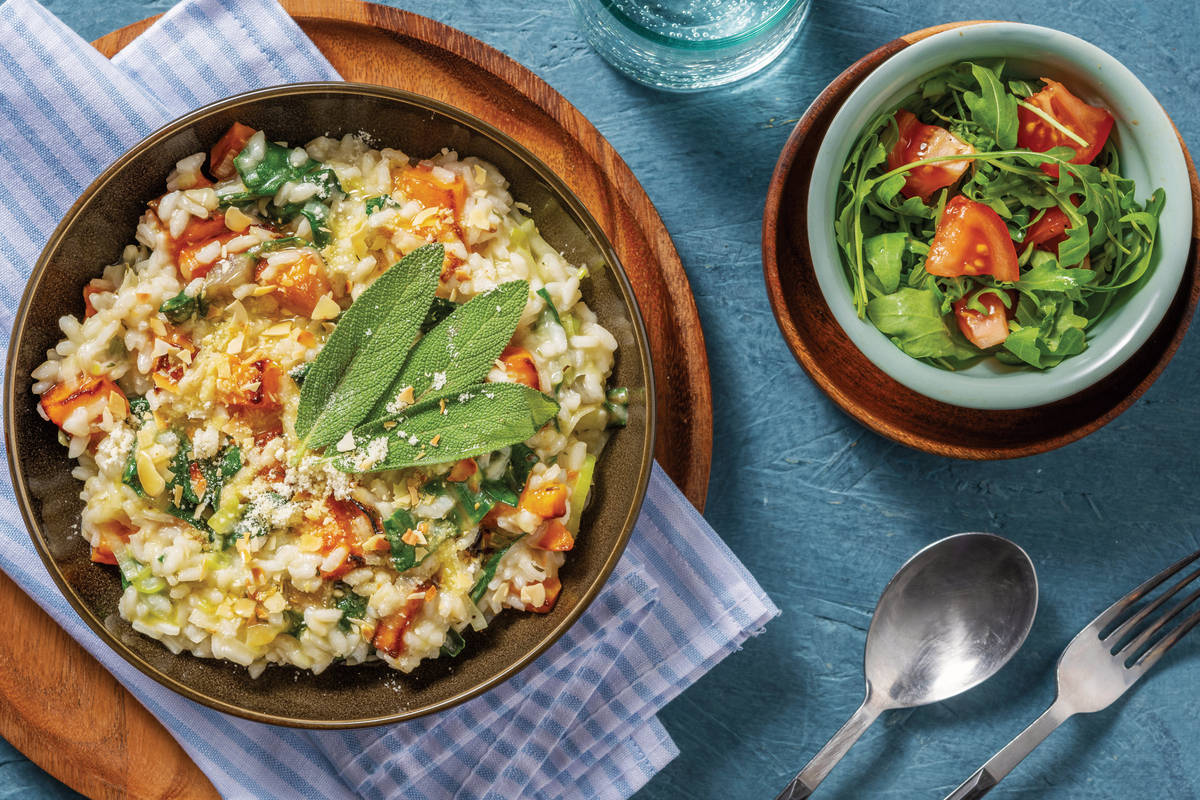Pumpkin & Leek Risotto