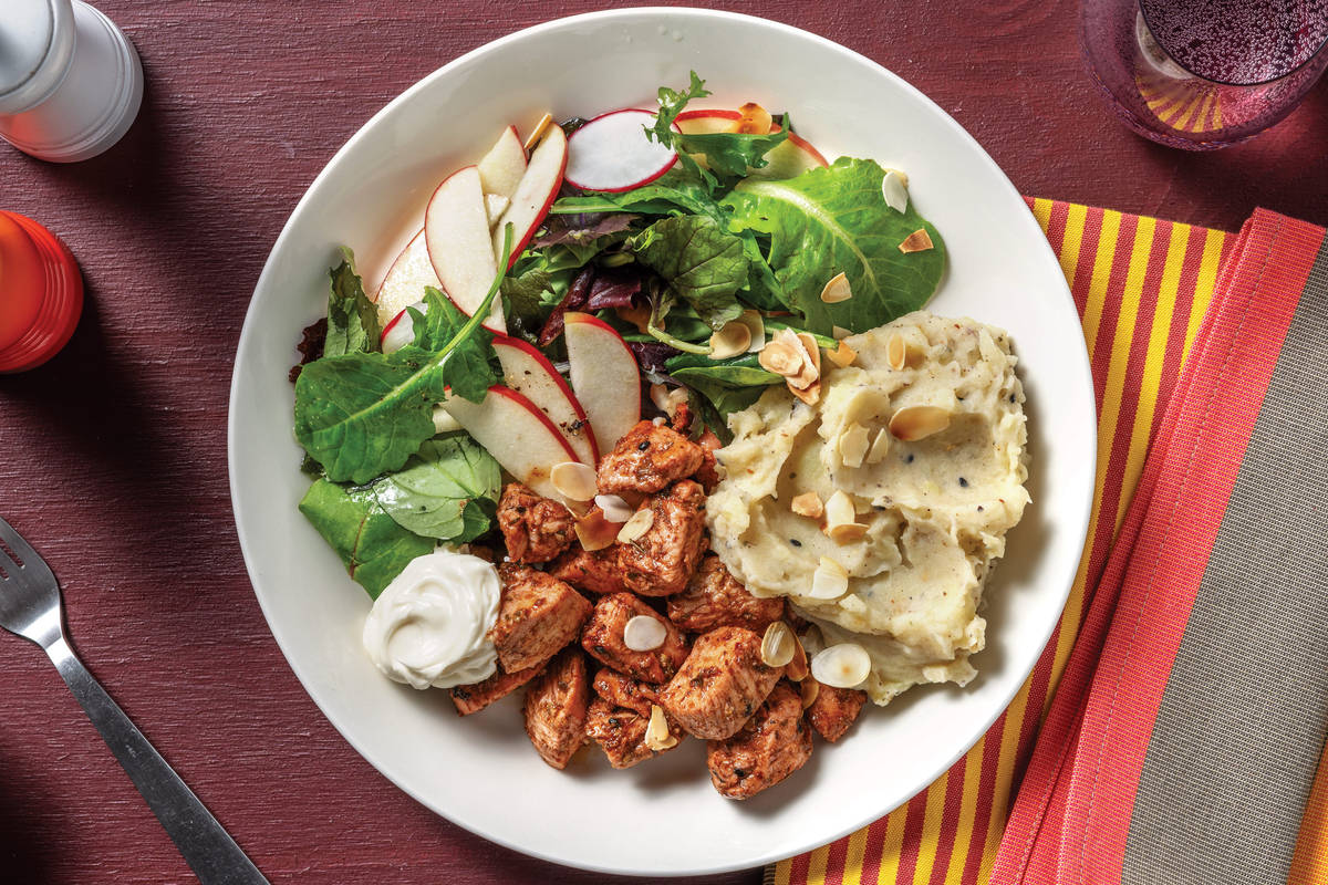 Quick Tunisian Chicken & Sumac Crushed Potatoes