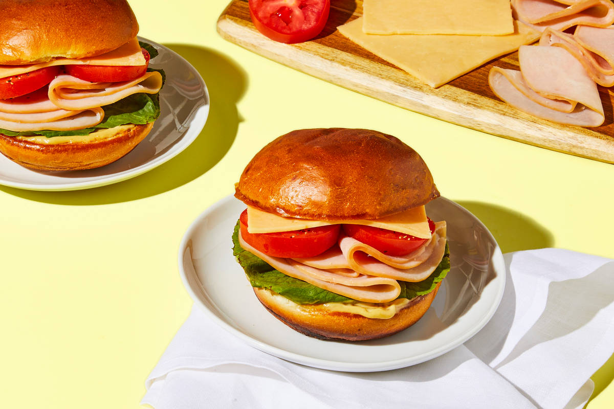 Turkey & Gouda Brioche Sandwiches