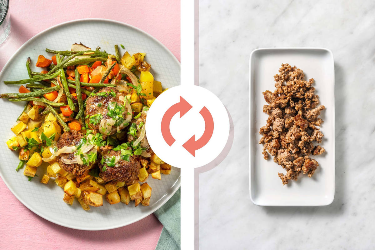 Galettes de dinde en sauce thym et oignon