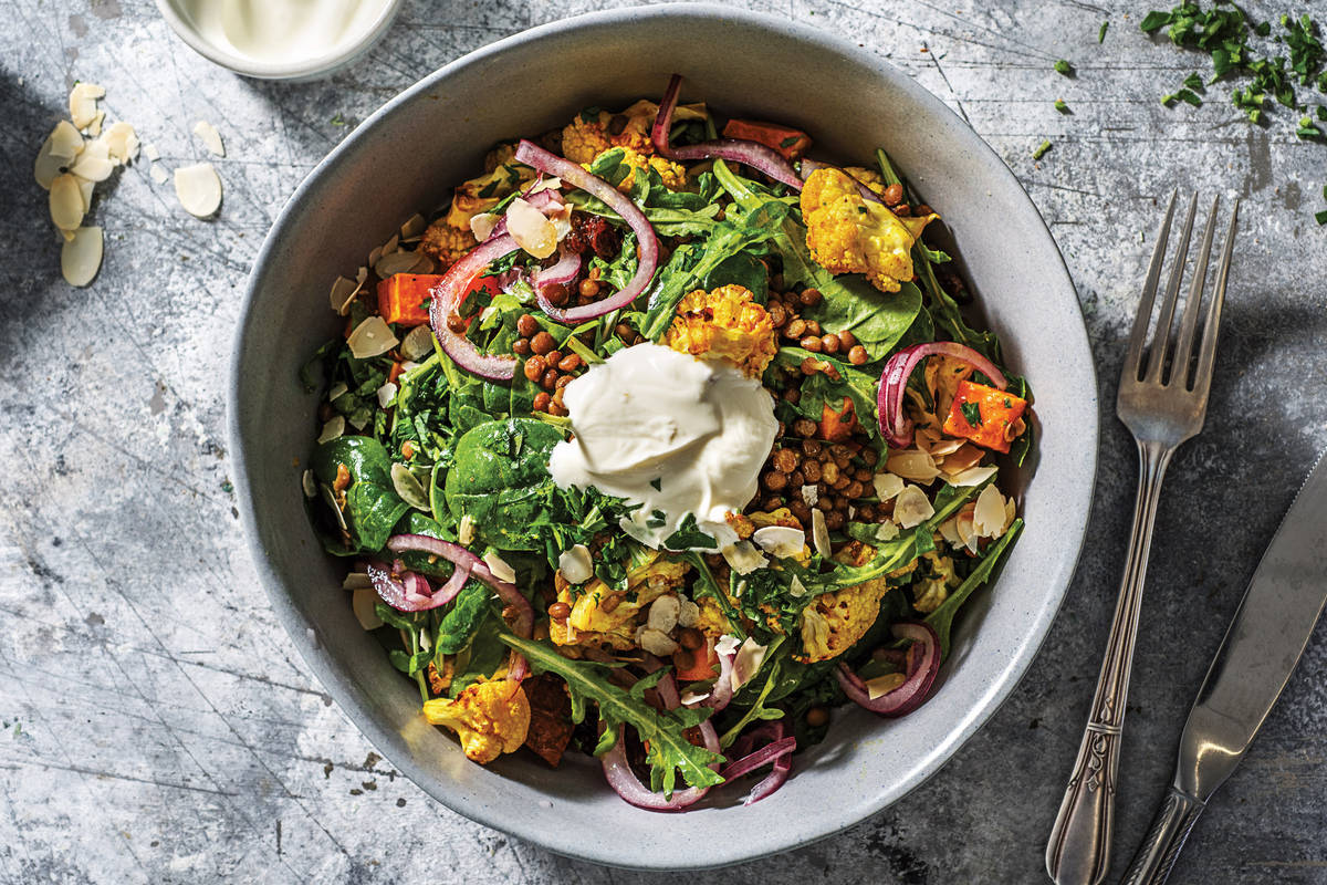 Turmeric Cauliflower & Lentil Bowl