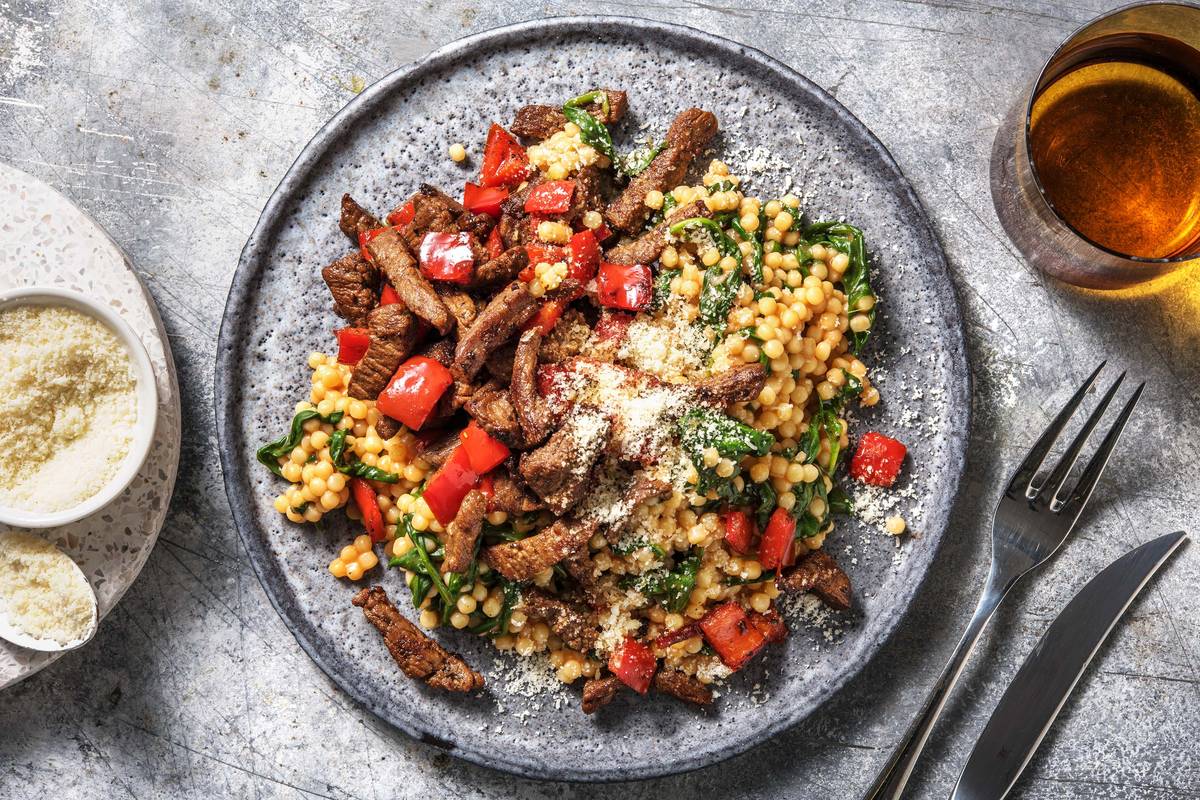 Tuscan Balsamic Steak Strips