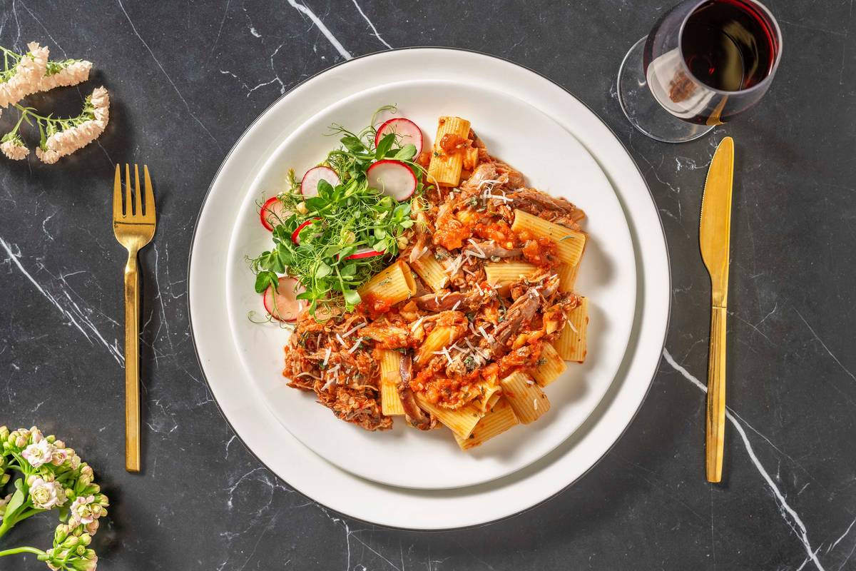 Tuscan Style Duck Ragu